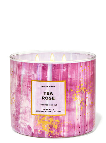 Tea Rose 3-Wick Candle