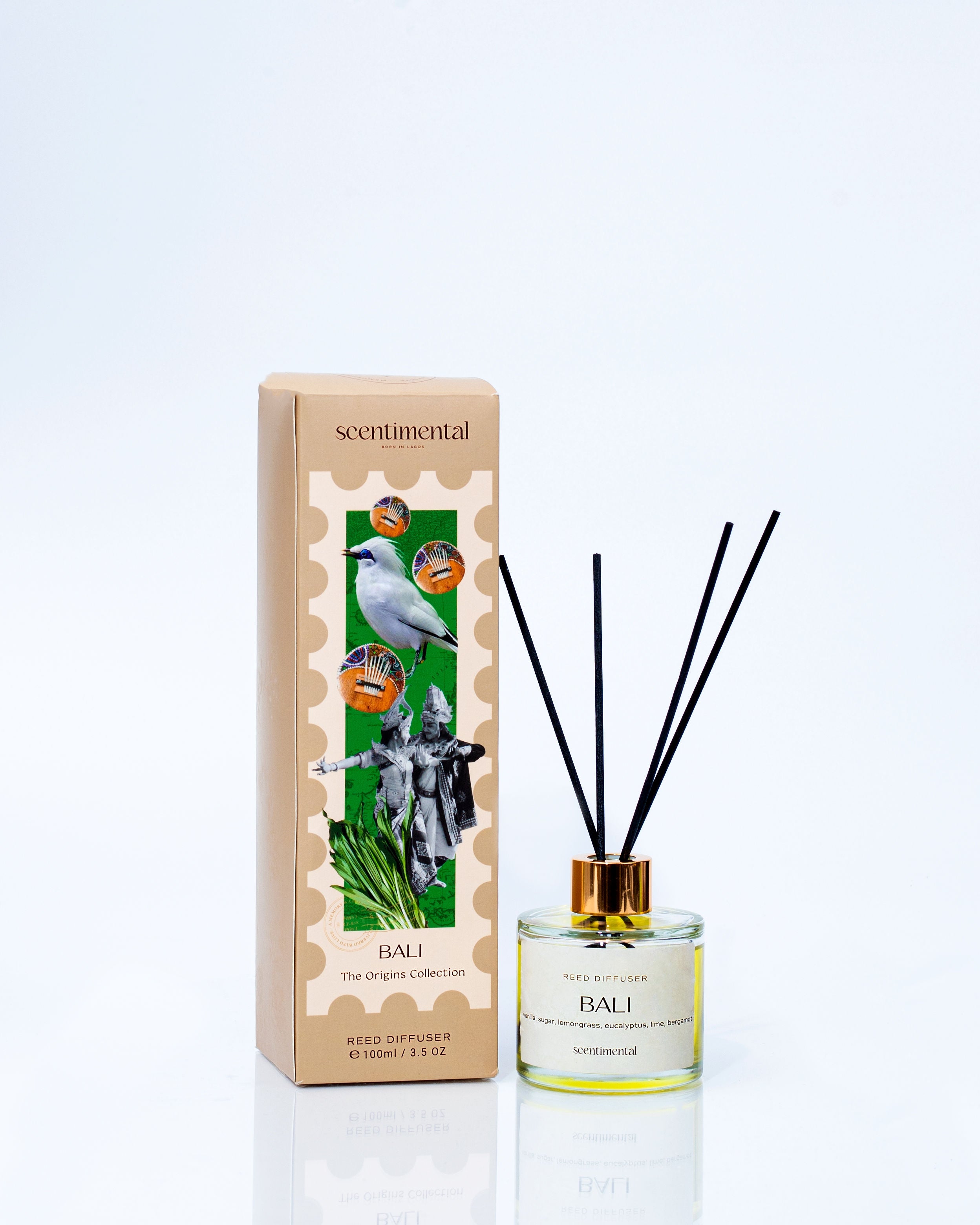 Scentimental Reed Diffuser Bali – Studio Concierge