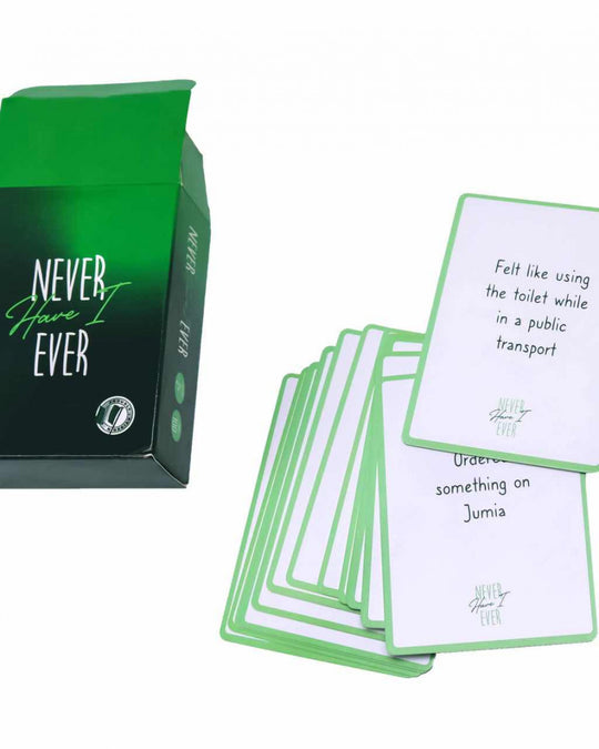 Never Have I Ever Card Game (Nigerian Edition)