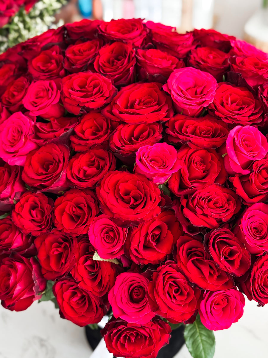 Large Red Rose Bouquet 50 Roses