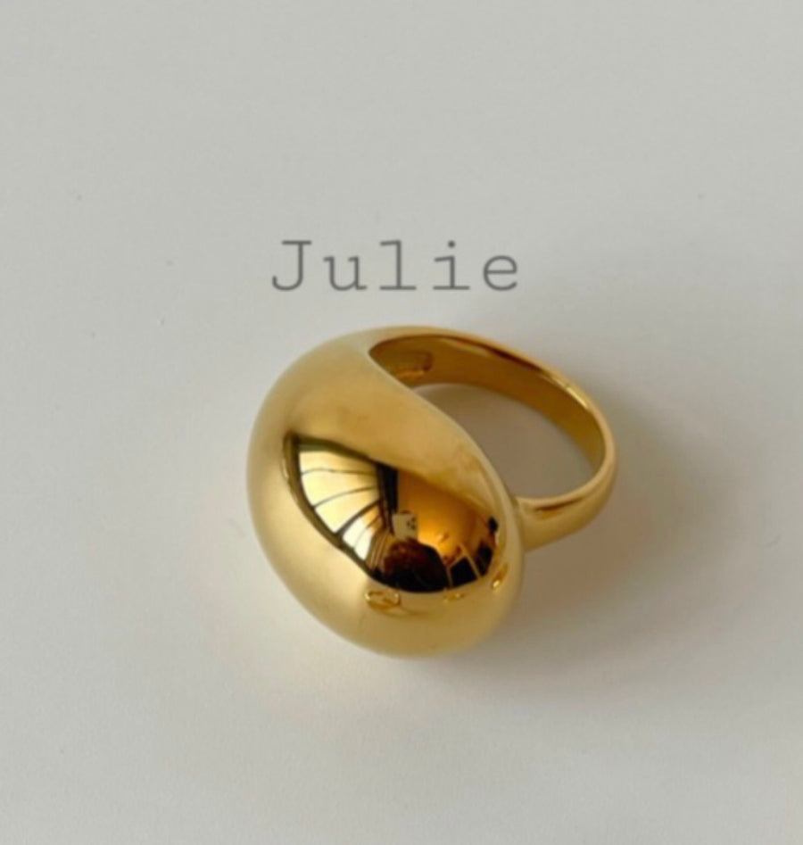Julie Gold Ball Ring