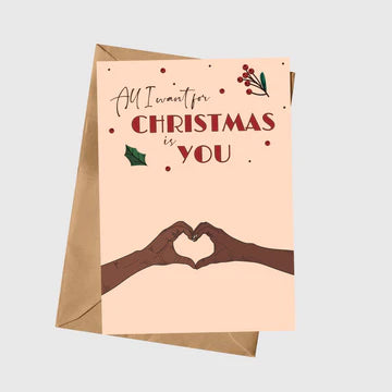 All I Want for Christmas A5 Greeting Card