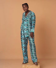 Florie Silk Asymmetrical Co-ord Set