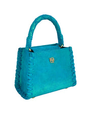 Aku Shiny Light Blue Mini Handbag