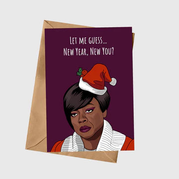 New Year, New You? A5 Greeting Card
