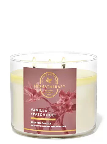 Vanilla Patchouli Mint 3-Wick Candle