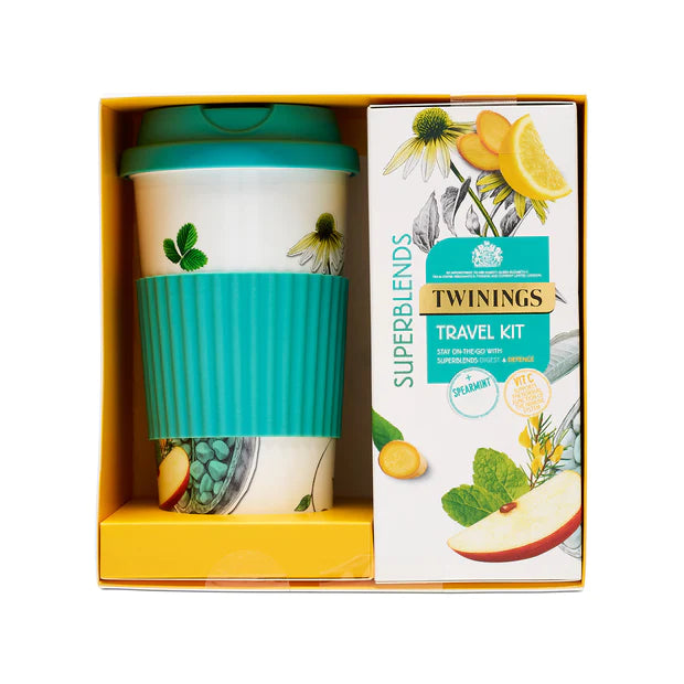 Twinings Superblend Travel Tea Kit & Travel Mug