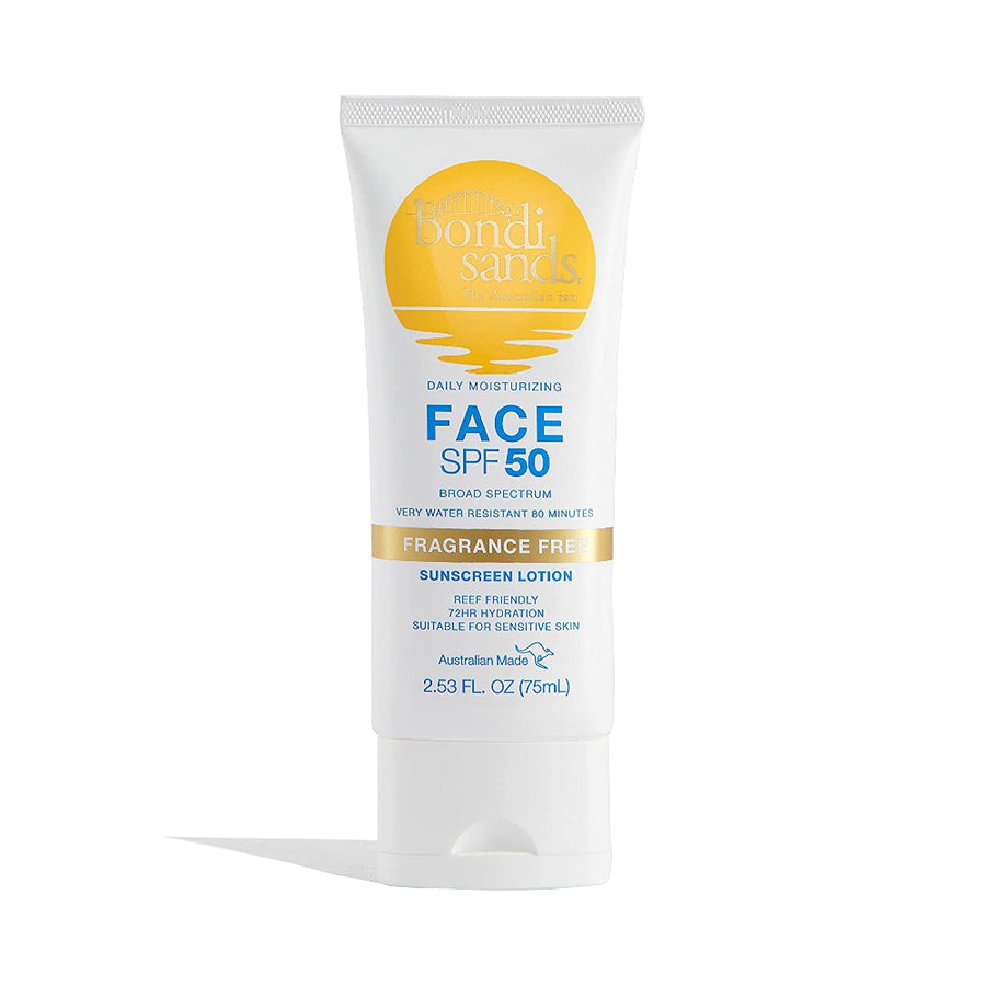 Bondi Sands Sunscreen Lotion SPF 50+ Fragrance Free - Face & Body