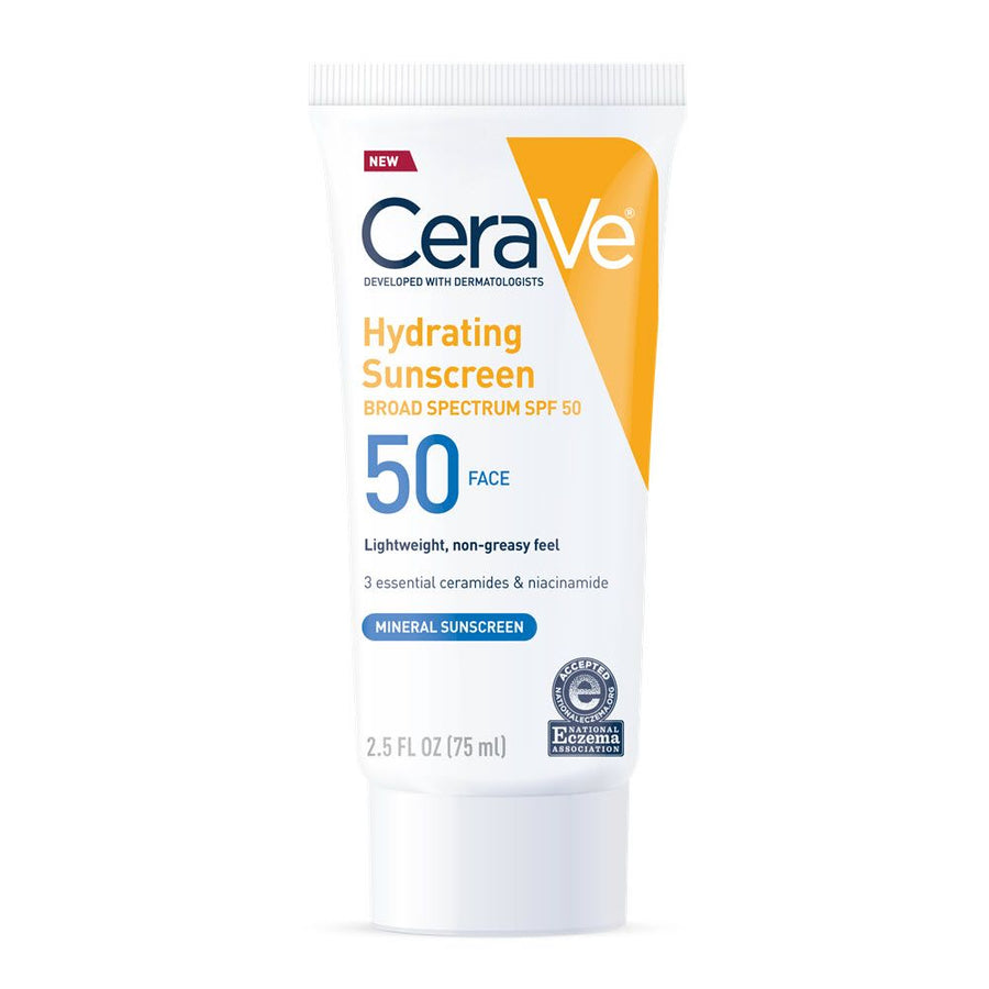 CeraVe Hydrating Mineral Sunscreen SPF50 75ml