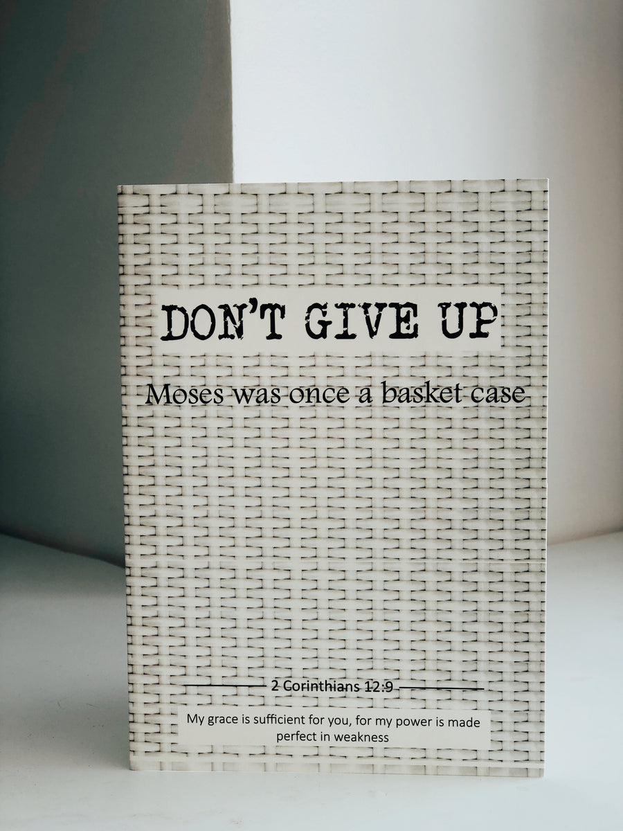 Don't Give Up A5 Greeting Card