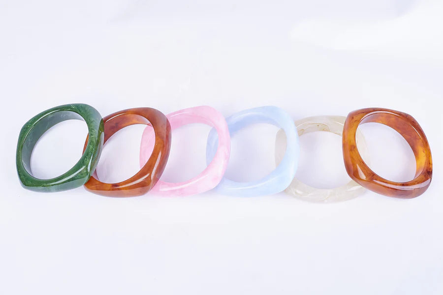 Acrylic bangles discount