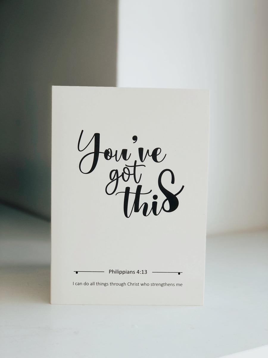You've Got This A5 Greeting Card