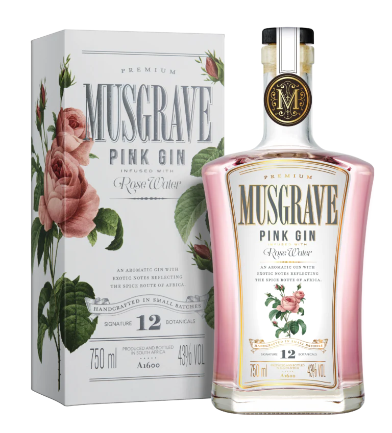 Musgrave Pink Gin Infused With Rose Water