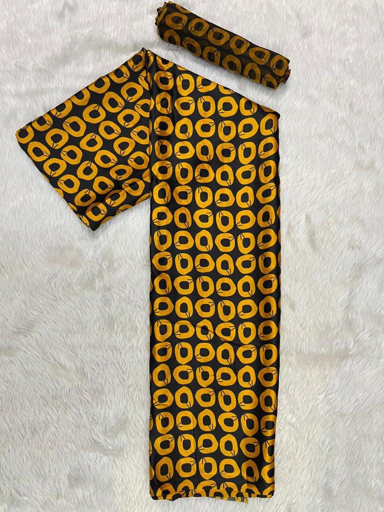 Zara Yellow Silk Trouser Coord Set