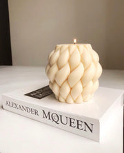 Sinu Braided Cylindrical Scented Candle Décor