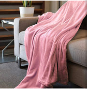 Kingole Fleece Velvet Blanket Pink