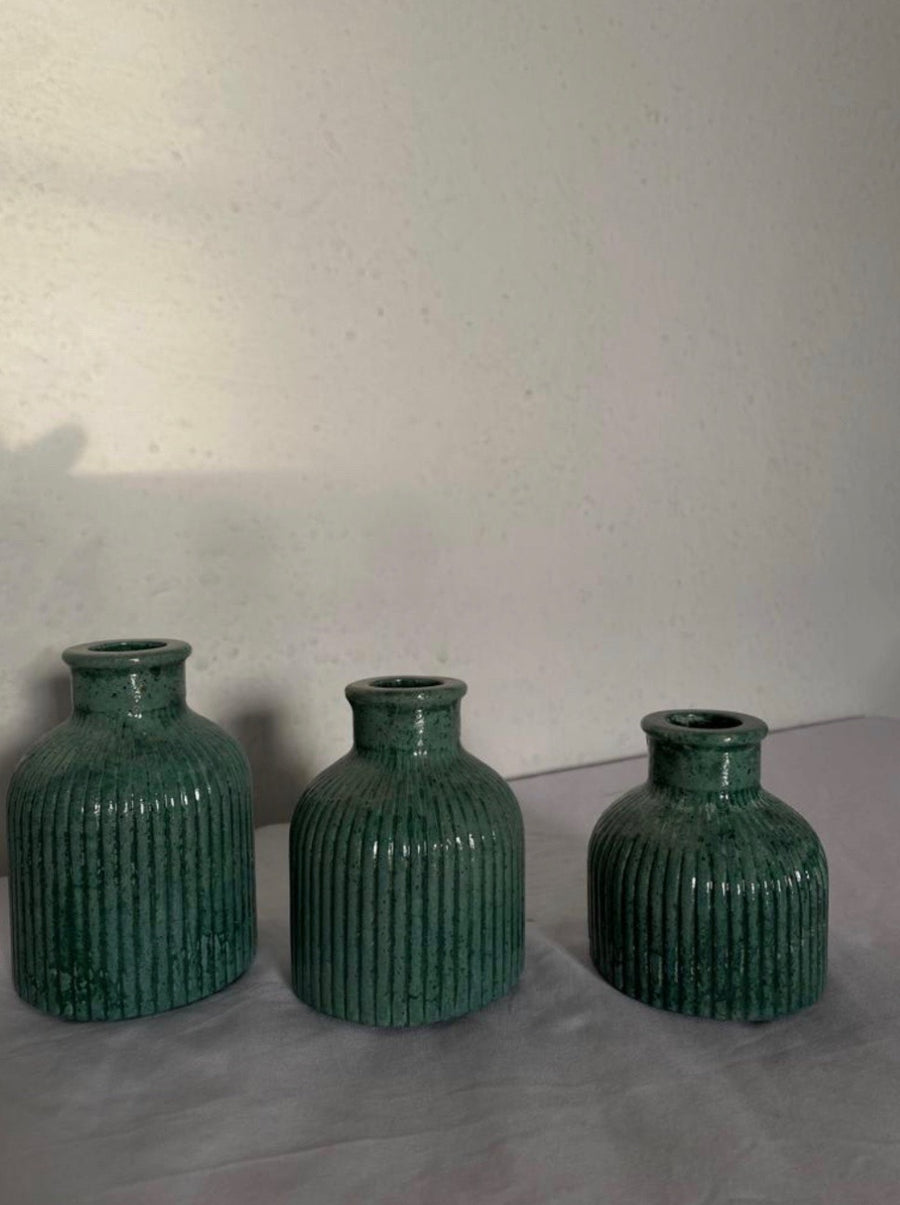 Mini Chunky Concrete Vases Set