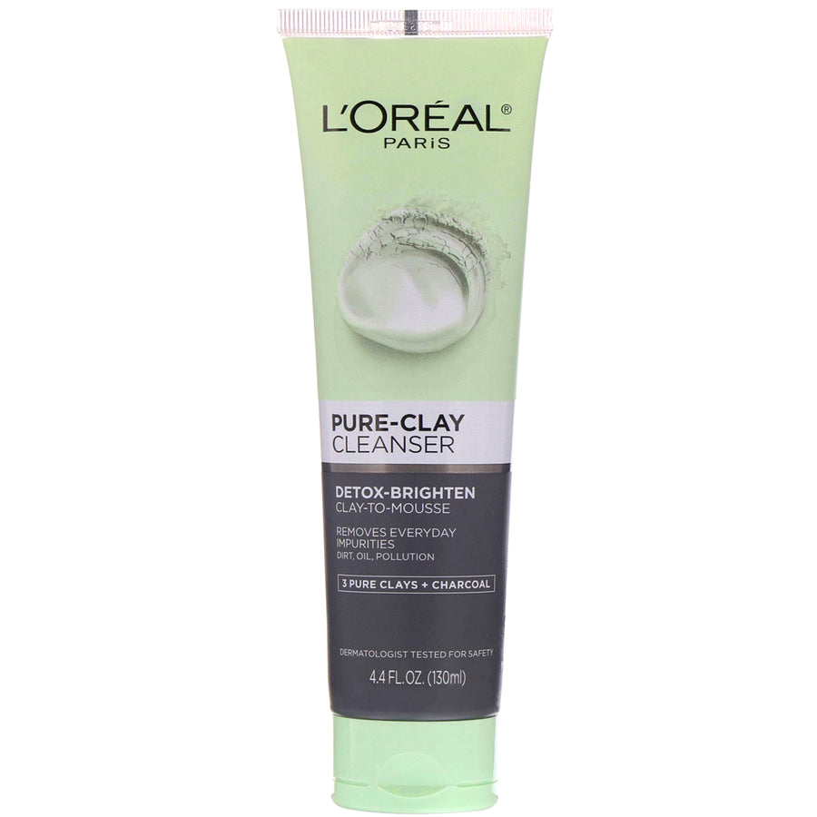 L'Oréal Paris Detox & Brighten Pure-Clay Cleanser 4.4 oz
