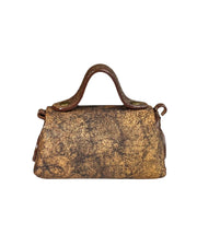 Kach Bronze Tie Dye Print Handbag