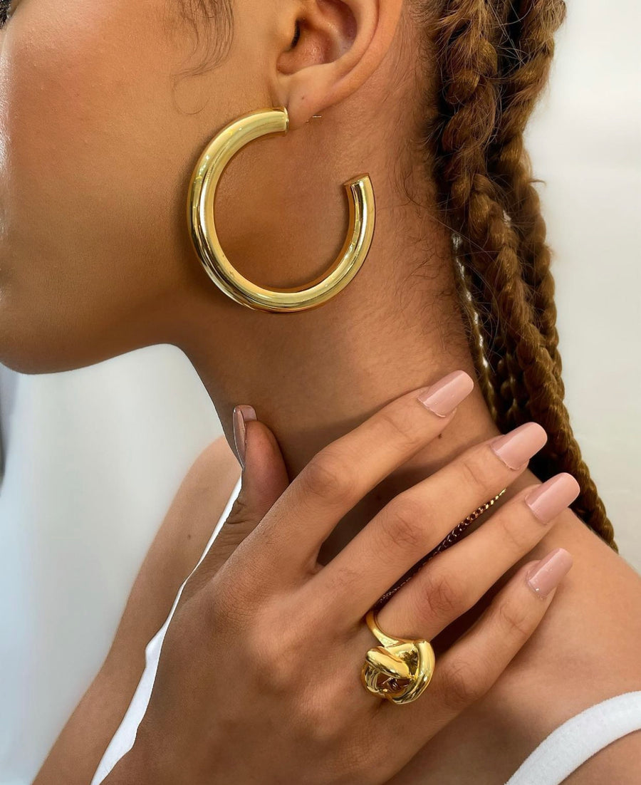 Chi Gold Hoop Earrings