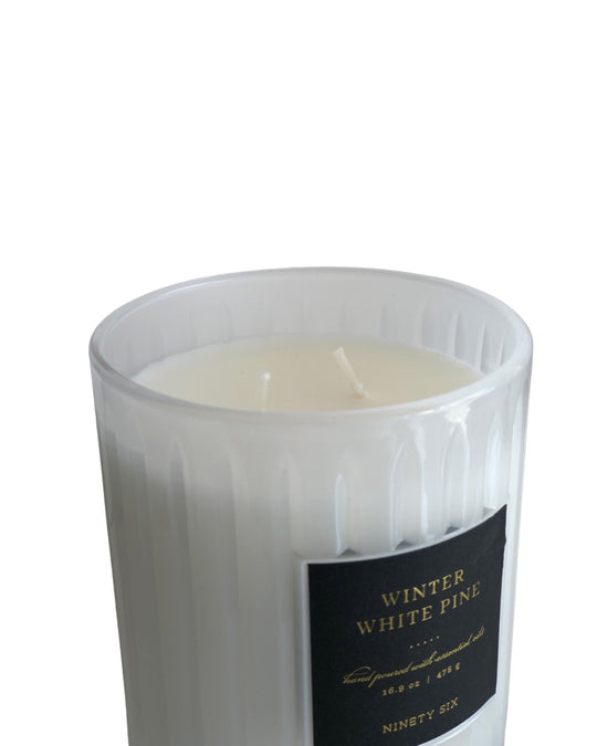 Ninety Six Winter White Pine Candle 497g