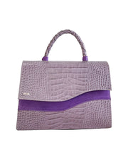 Ora Classic Lilac Maxi Handbag