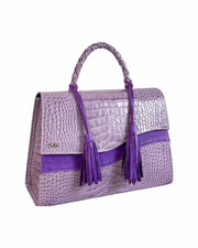 Ora Classic Lilac Maxi Handbag